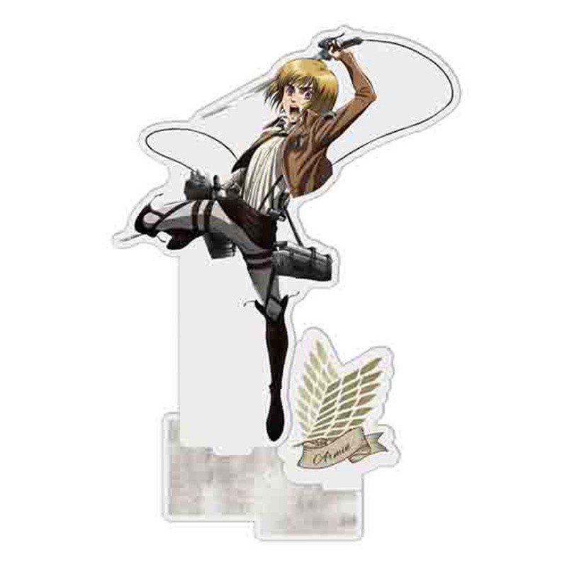Mô Hình Nhân Vật Mikasa Rivaille Trong Anime Attack On Titan Hai Mặt Bằng Acrylic 15cm