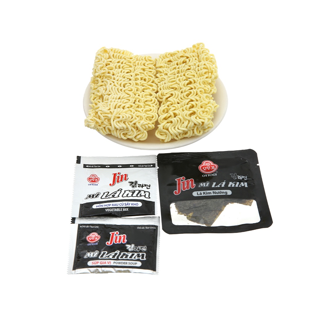 Lốc 5 Gói Mì Lá Kim Jin Ottogi 122gram