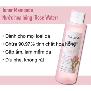 Nước Hoa Hồng MAMONDE ROSE