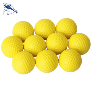 Set 10 Quả Bóng Golf Bằng Da Pu Màu Vàng