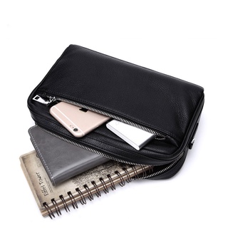 Clutch hộp da thật Gento T740