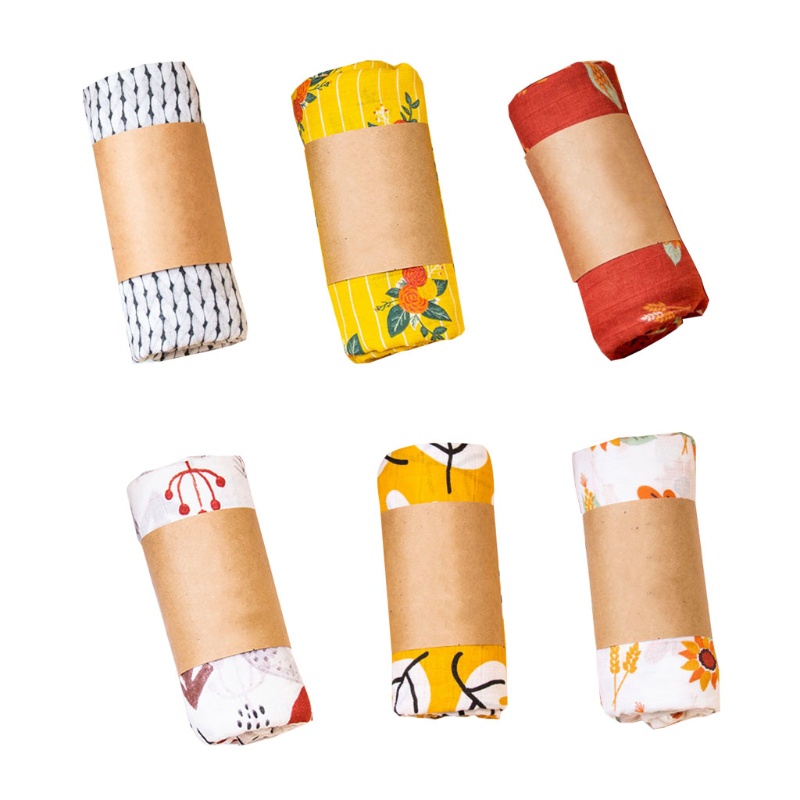 Chăn Quấn Em Bé Chất Liệu Cotton Nguyên Chất 120x120cm In Họa Tiết Xinh Xắn
