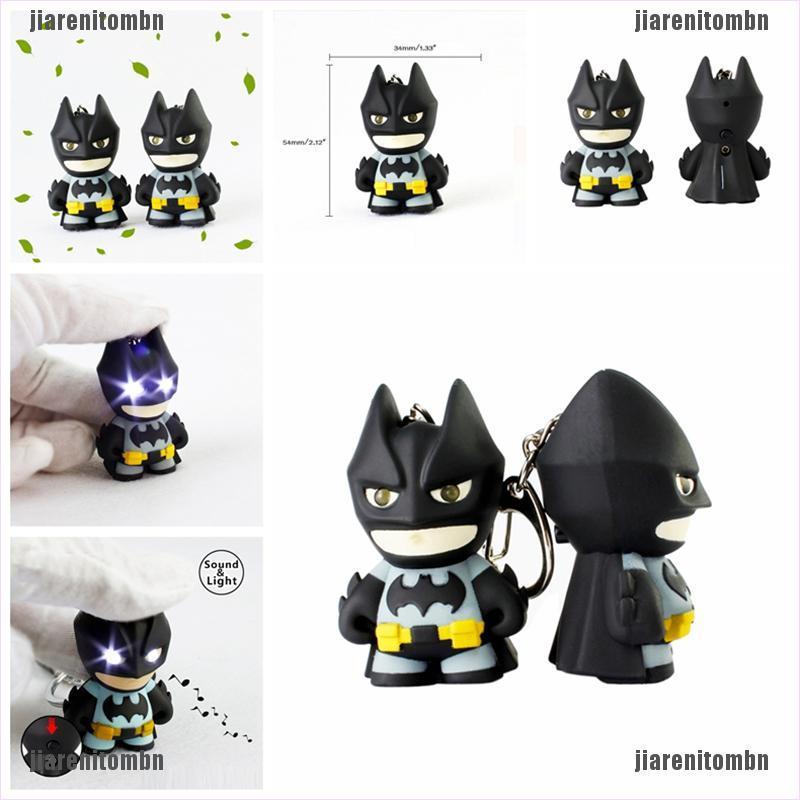 Móc Khóa Hình Batman Có Đèn Led Và Âm Thanh