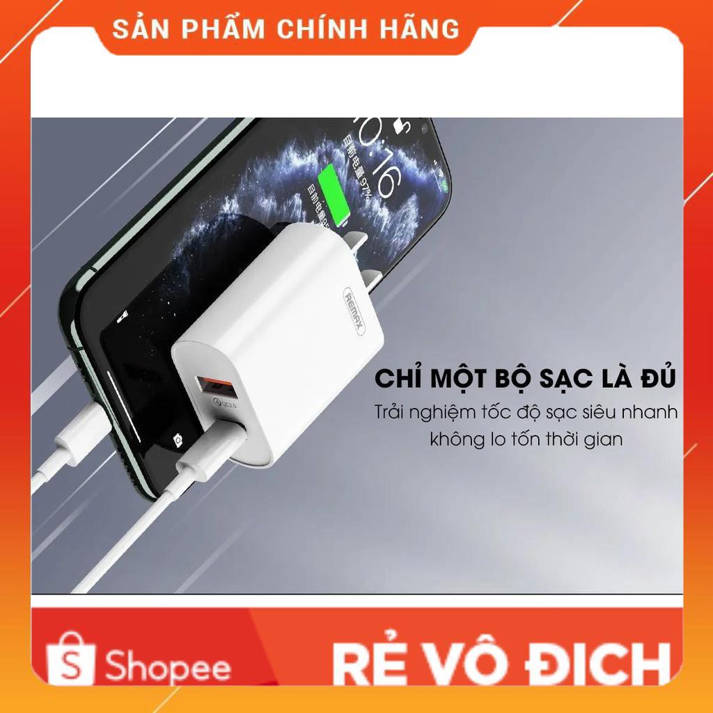 Bộ sạc nhanh 18w Remax RP-U37 chính hãng