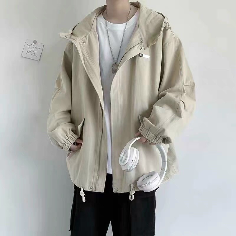 Áo khoác Dù  2 lớp  - Nam  Nữ -form  rộng phong cách -HÀN QUỐC -85ky