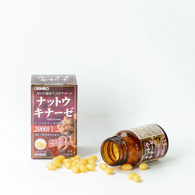 Viên uống hỗ trợ tai biến đột quỵ Nattokinase Orihiro 60 viên