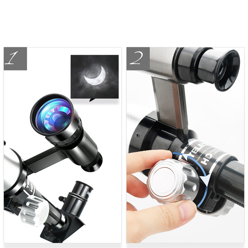 Bộ Kính Thiên Văn 70mm Phản Quang Shiwaki1 Chống Thấm Nước Kèm Chân Tripod Dành Cho Astronomy