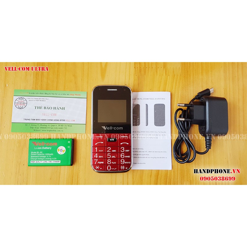 Điện thoại dành cho người già Vell-com Ultra - Clear kho | BigBuy360 - bigbuy360.vn