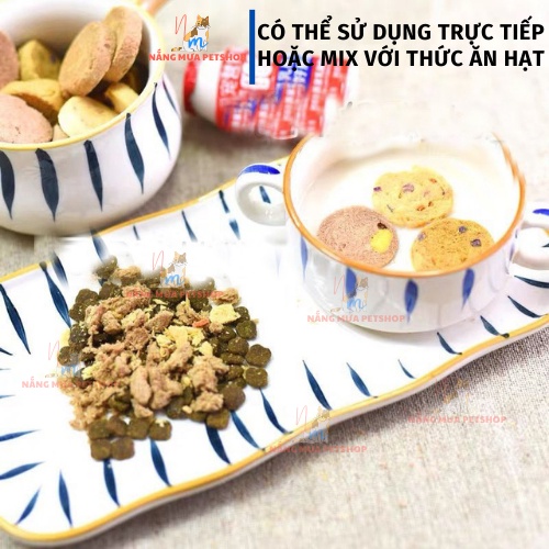 Bánh thưởng cho mèo, bánh thưởng cho chó. Bánh thưởng thịt sấy rau củ cho chó mèo