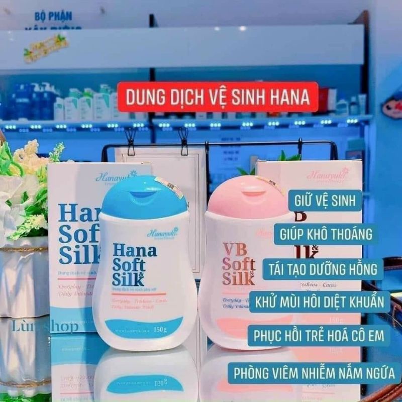 Dung dịch vệ sinh phụ nữ hanayuki 150ml