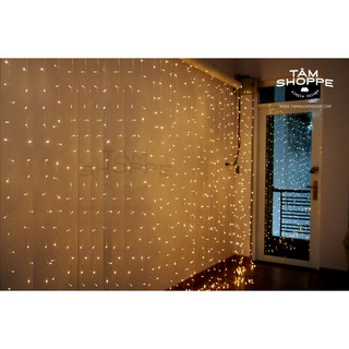 Đèn rèm ban công 600 led trắng ấm tttm