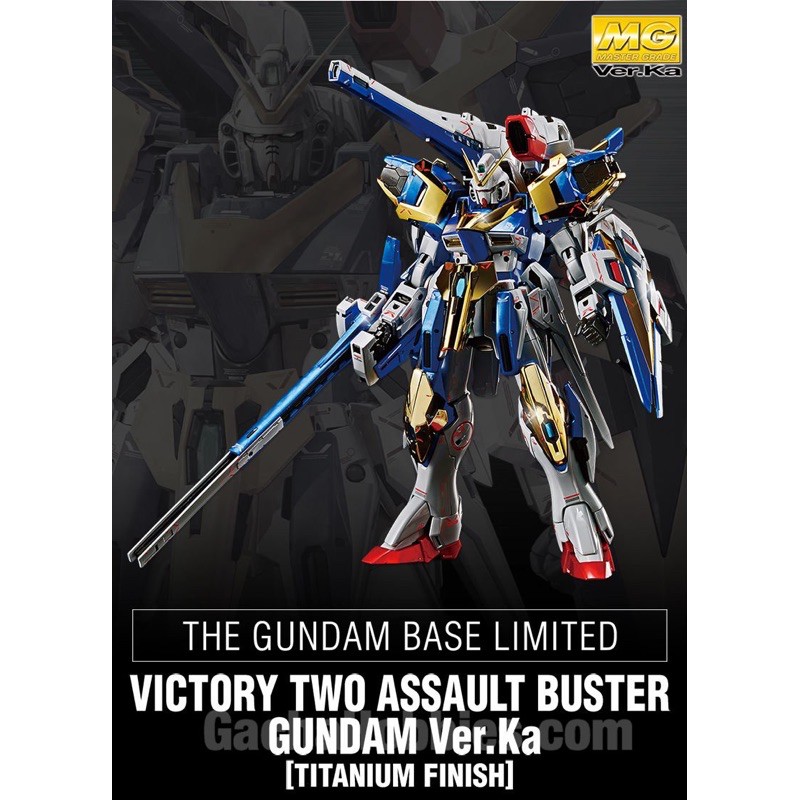 Mô hình chính hãng MG 1/100 Titanium Finish Victory V2 có sẵn