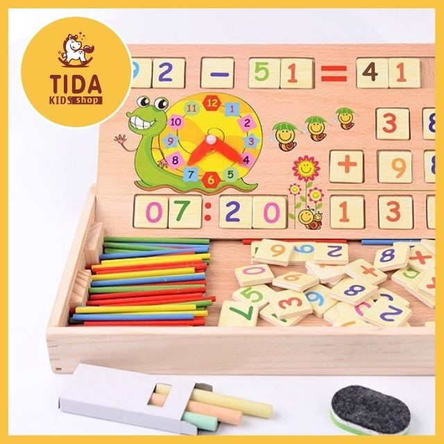 Đồ Chơi Giáo Dục Sớm Cho Bé ⚡ HOT TREND ⚡ Đồ Chơi Thông Minh Cho Bé Học Toán, Bảng Số Bằng Gỗ TiDa Kids Shop Giá Tốt