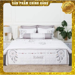 Bộ ga chần gòn cotton đặc biệt edena 528 gồm 5 món, bảo hành một đổi một