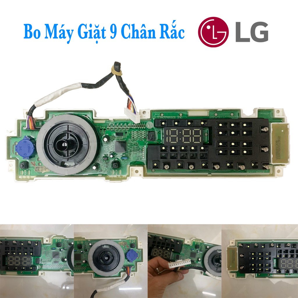 Bo hiển thị máy giặt LG - BOARD HIỂN THỊ MÁY GIẶT LG 9 Chân Rắc Mã EBR83239874 EBR83239876 EBR83239886