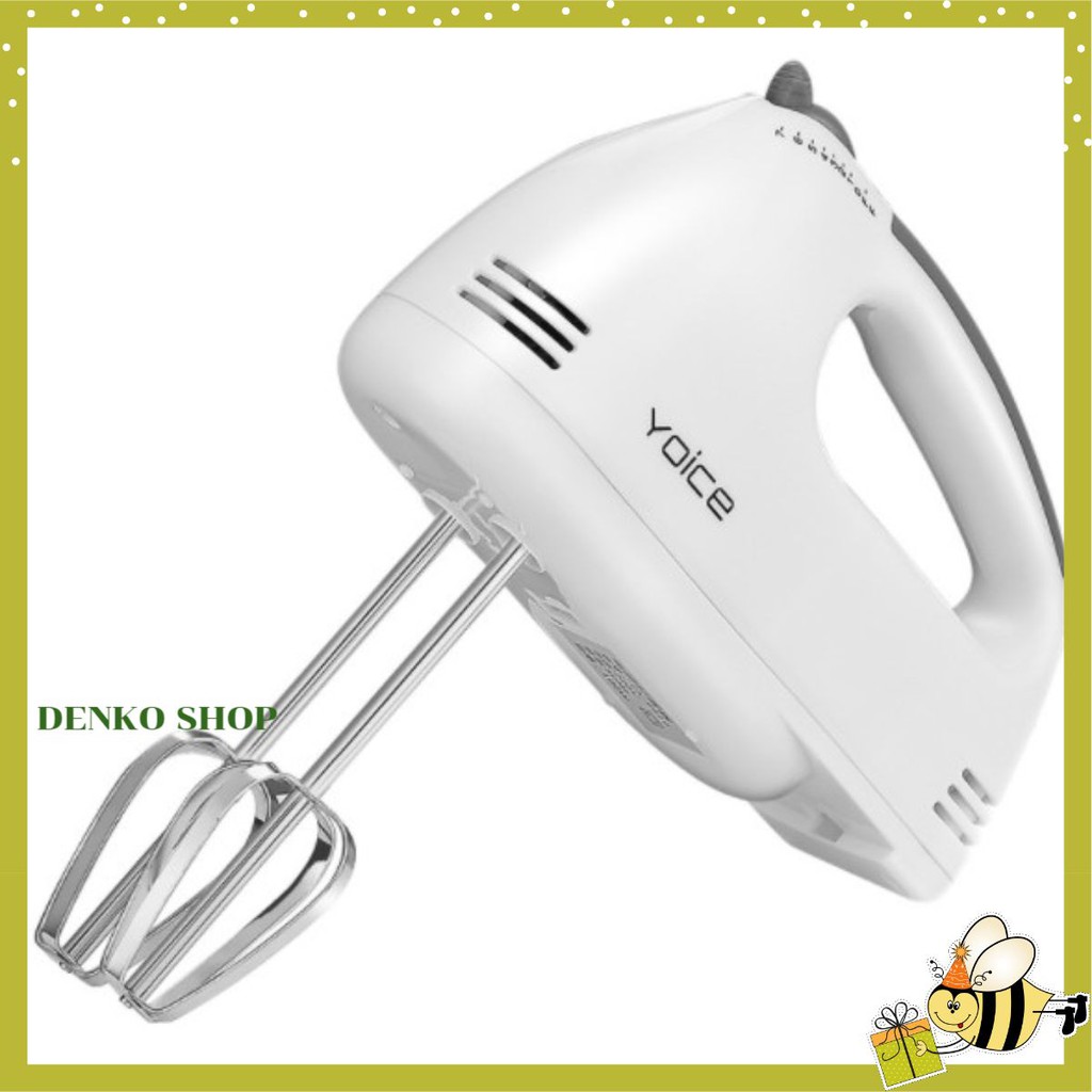 [Freeship] Máy đánh trứng cầm tay cao cấp Yoice Y-180, 7 cấp độ mạnh mẽ, chức năng trộn bột