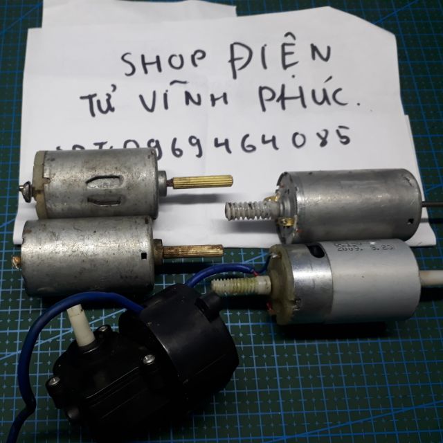 Motor sh550,555 12 v đầu gắn sẵn trục quạt chế quạt  ,khoan chạy acquy siêu khỏe giá rẻ