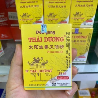 Dầu gừng Thái Dương 24ml - cvspharmacy