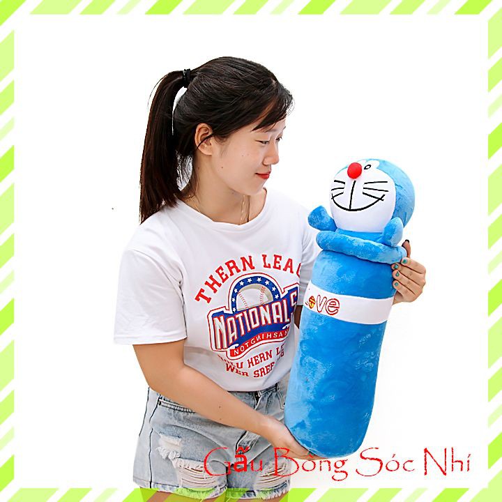 [Mua 1 Tặng 1] Gối Ôm Doraemon Cực Đẹp 💥 FREESHIP 💥 Gấu Bông Sóc Nhí - Mua 1 Gối Ôm Doraemon Tặng 1 Thước Dây Dài 1m5