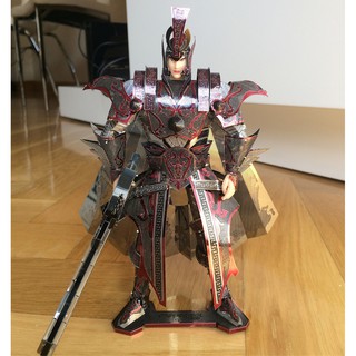 Mô Hình Lắp Ghép 3D Kim Loại Tự Ráp Piececool Triệu Tử Long Tím - Chưa Lắp