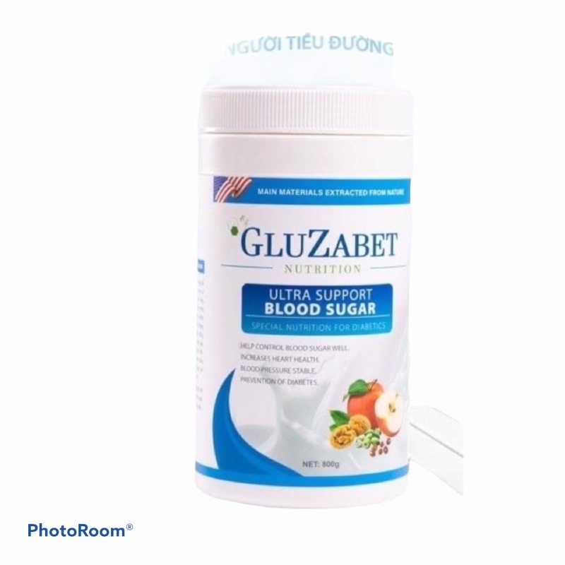 [Chính hãng] Hộp 800g sữa non tiểu đường Gluzabet ổn định đường huyết date mới