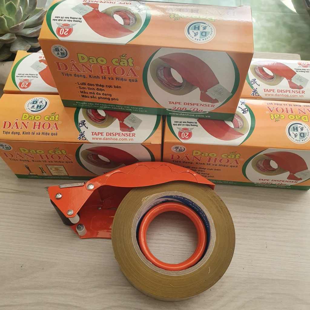 Dao cắt băng keo 5cm loại lớn cắt cuộn keo 300y 500y và cuộn 1kg