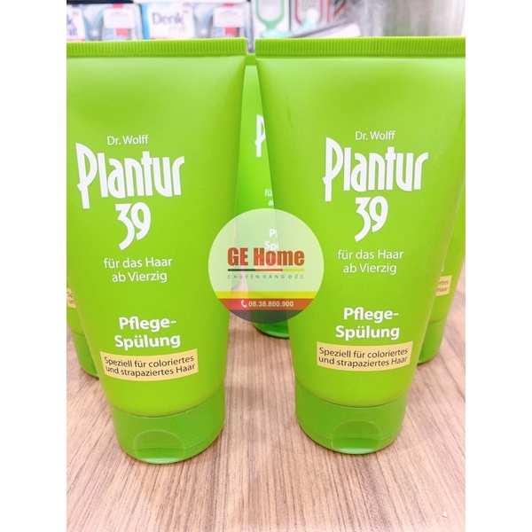 Dầu gội và dầu dưỡng tóc Plantur 39 Phyto Coffein dành cho tóc rụng nhiều