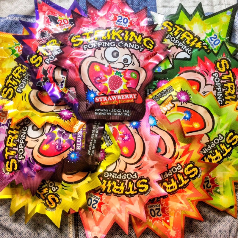 Kẹo nổ Striking Popping Candy 30g