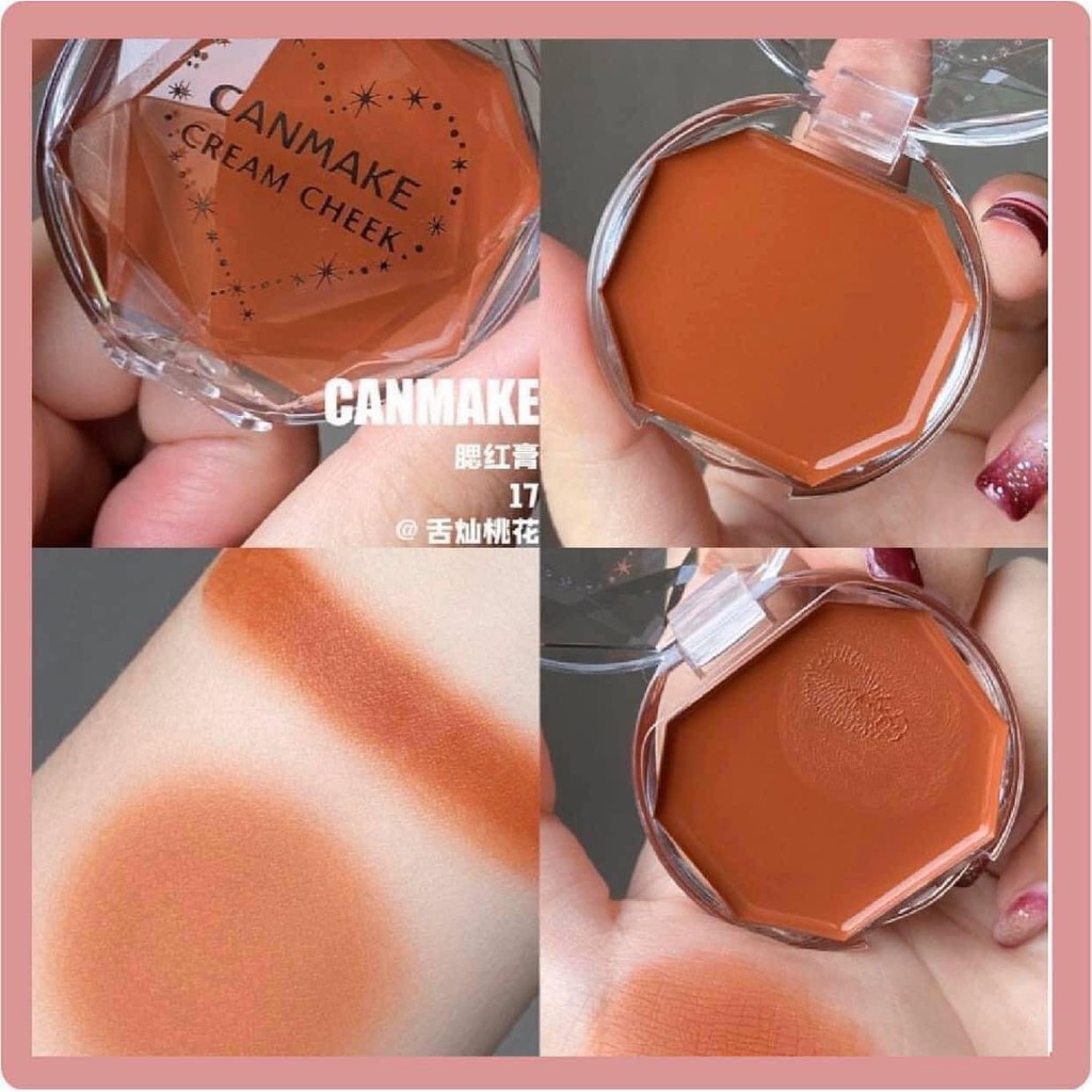 Kem má hồng Canmake Cream Cheek Nhật Bản - Phấn má hồng dạng kem CANMAKE CREAM CHEEK Nhật Bản