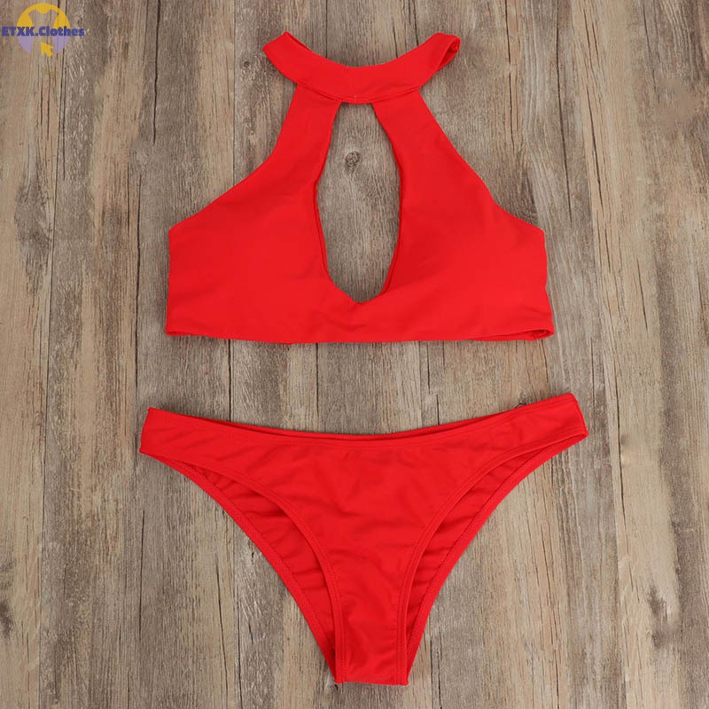 1 Bộ Bikini Màu Trơn Thời Trang Nữ Tính | BigBuy360 - bigbuy360.vn