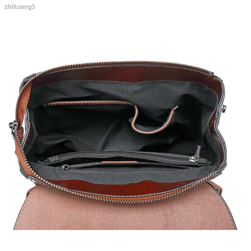 Ba Lô Da Bò Thật Thời Trang 2021 Cho Nữ