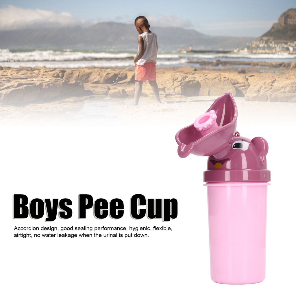Lithium067 Lithium067 Di động Trẻ em Bô Đi tiểu Khẩn cấp Bé trai gái Pee Cup 600ML Có thể tái chế nhỏ cho Xe ngoài trời