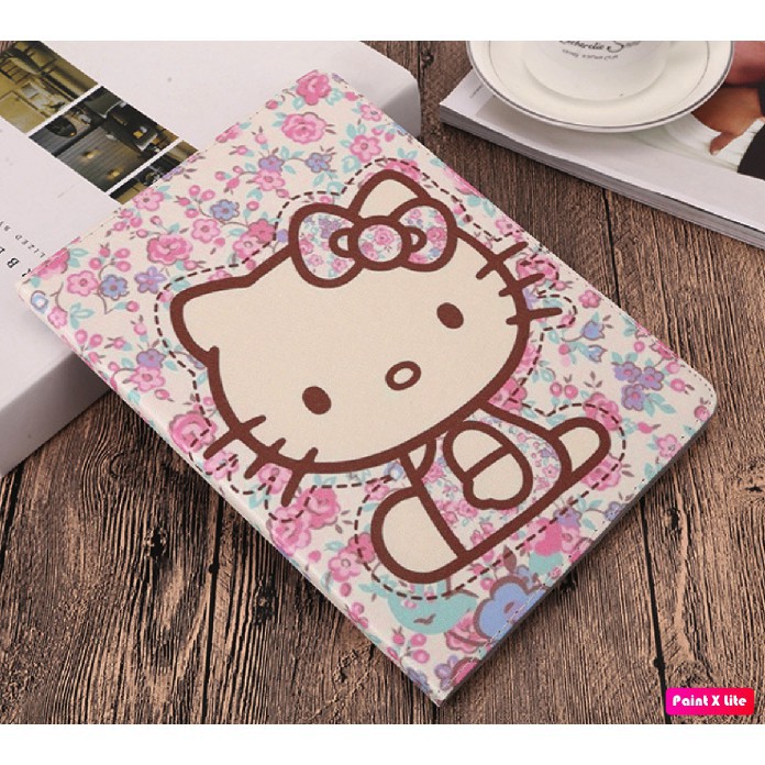 Ốp bảo vệ ipad hello kitty Ipad mini 1 2 3 4 5 ipad 2 3 4 air 1 air 2 3 pro 9.7 9.7 2017 2018 10.5' ipad 5 ipad 6 D