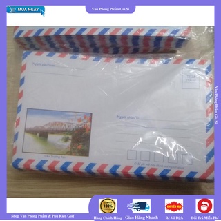 20 Cái Phong bì,Bì thư Cầu Tràng Tiền có keo dán sẵn,Loại dày đẹp [VPP GIÁ SỈ]