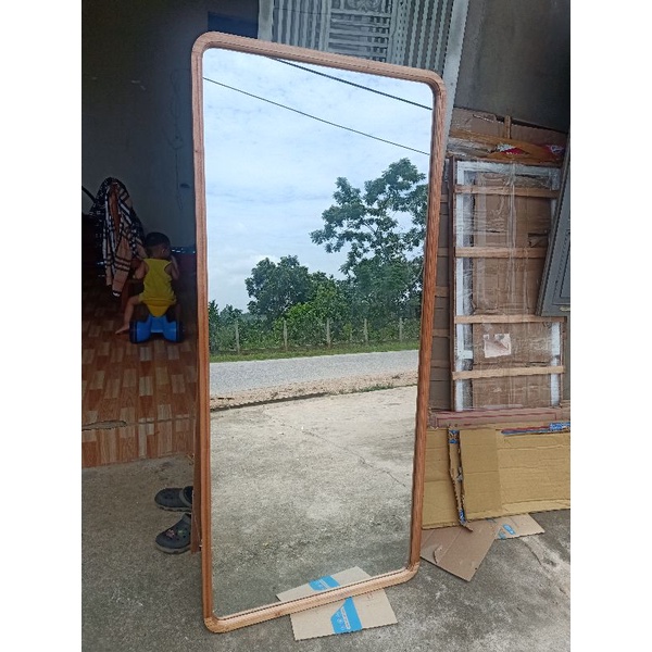 Gương viền gỗ kt 60x170cm