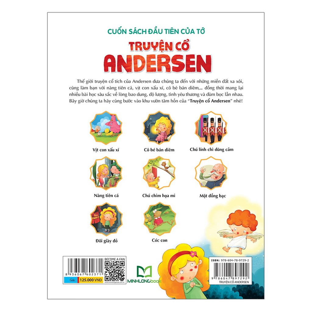 Sách - Cuốn Sách Đầu Tiên Của Tớ - Truyện Cổ Andersen - Minh Long