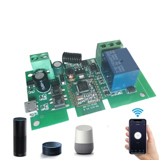 DC5-32V ZigBee Relay Module Remote Control Light Switch Work with Alexa Google Home /Tuya Smart Hub Gateway Bridge