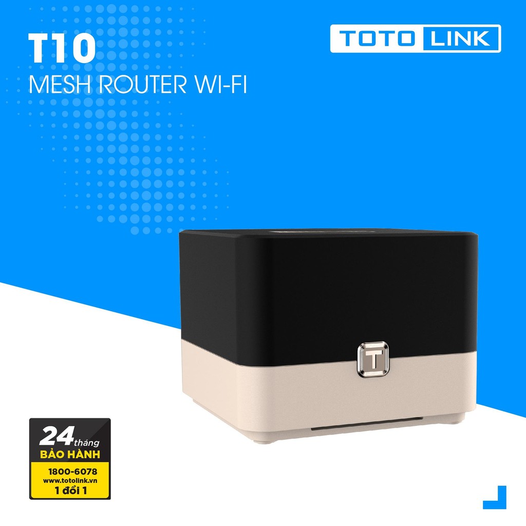 Totolink T10 Router Wi-Fi chuẩn AC1200, Mesh Router