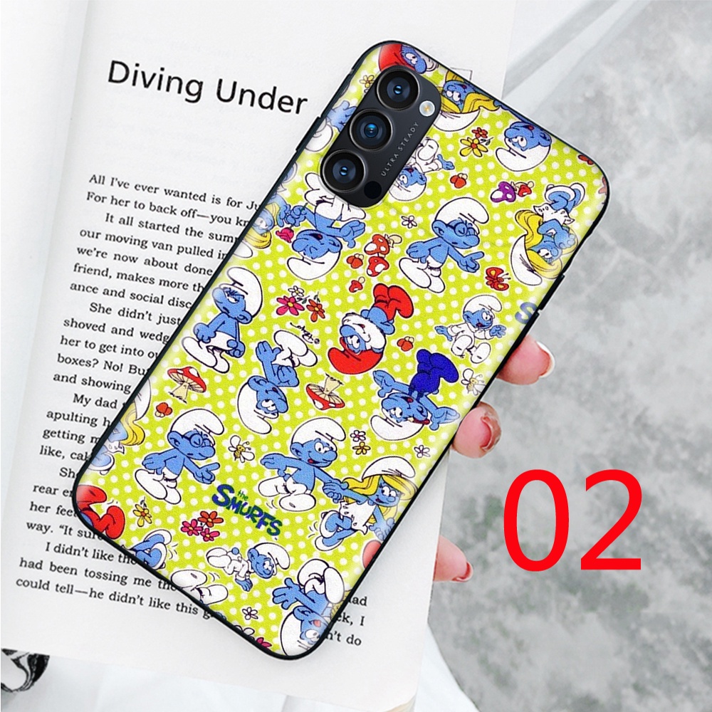 Ốp Điện Thoại Mềm Họa Tiết Hoạt Hình Smurfs WI-137 Cho iPhone 5S 5 7 6S 8 11 XR 6 Plus Pro Max SE