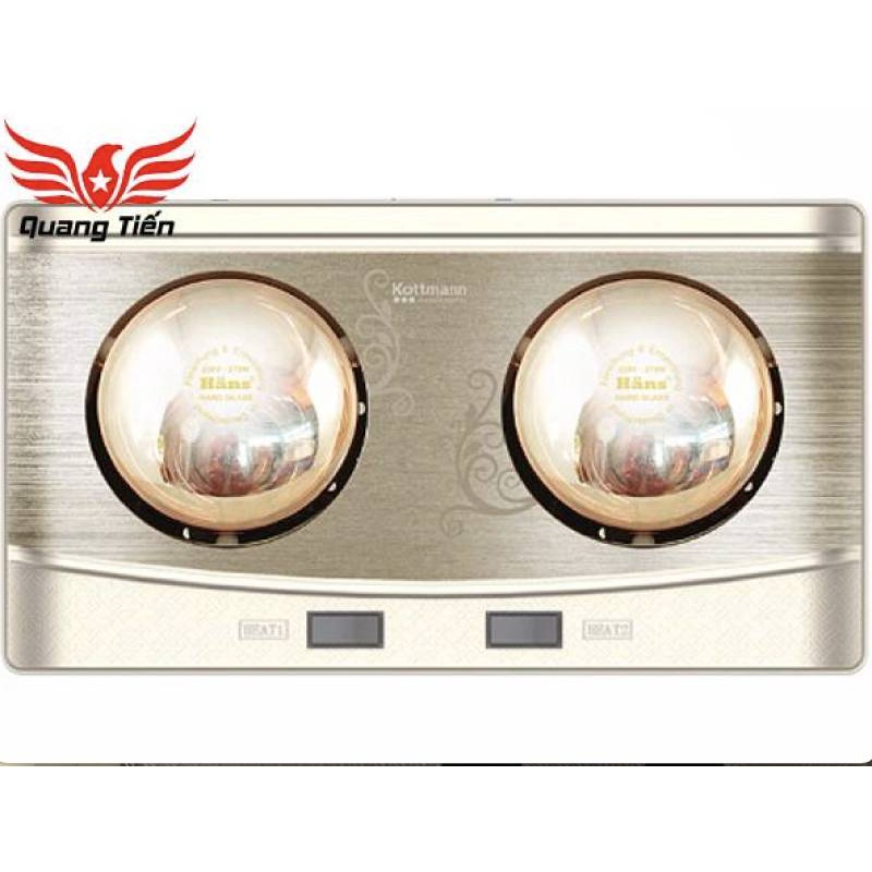 Đèn sưởi nhà tắm Kottmann 2 bóng K2B-Q