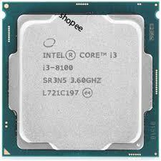 Cpu intel i3 - 8100 tray không box+tản