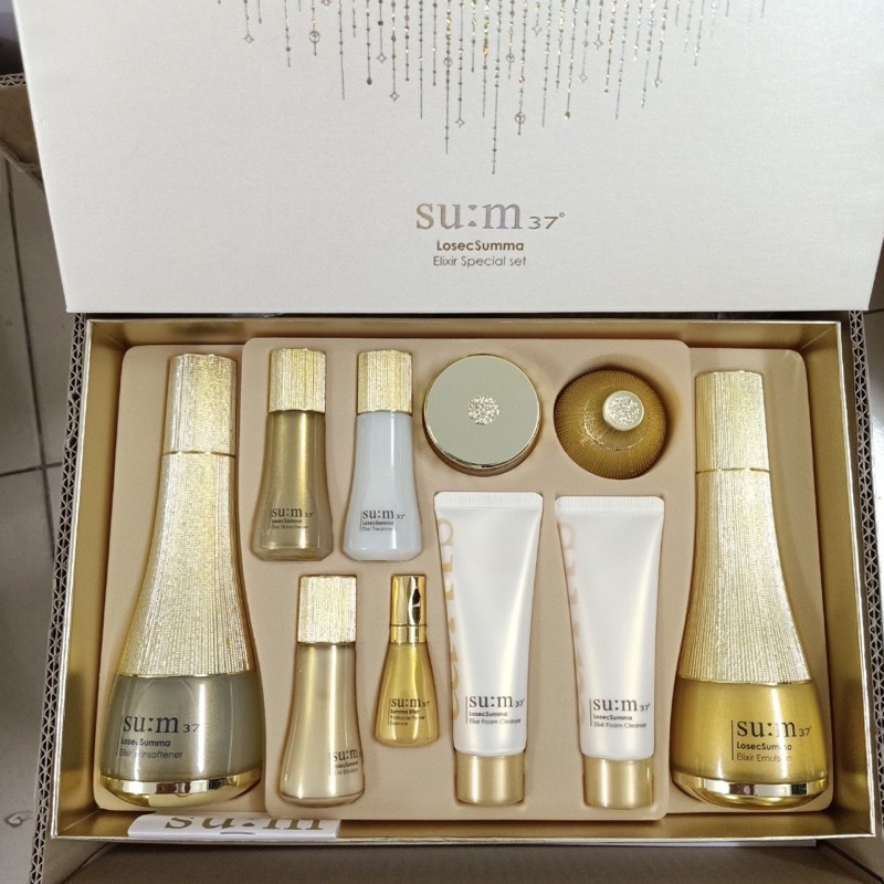 Set dưỡng tái sinh da cao cấp sum vàng sum losec