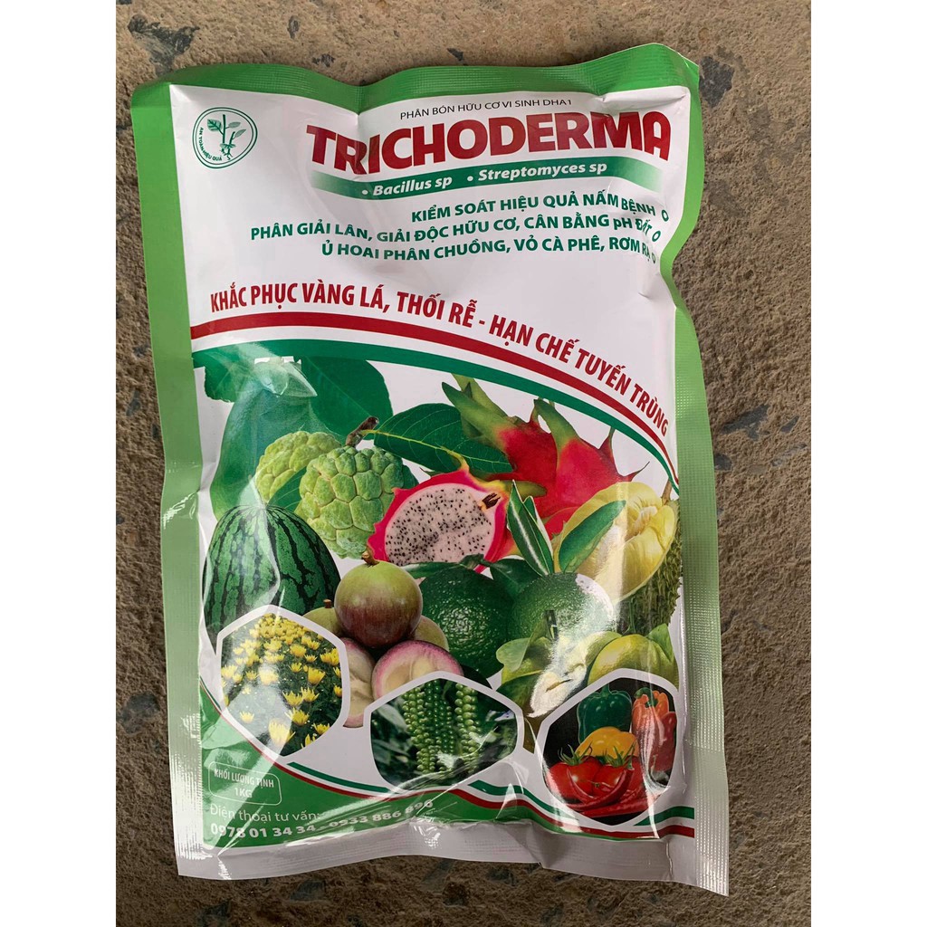 Chế Phẩm Nấm Ủ Đối Kháng TRICHODERMA (Túi 1kg) - VTNN Bắc Từ Liêm