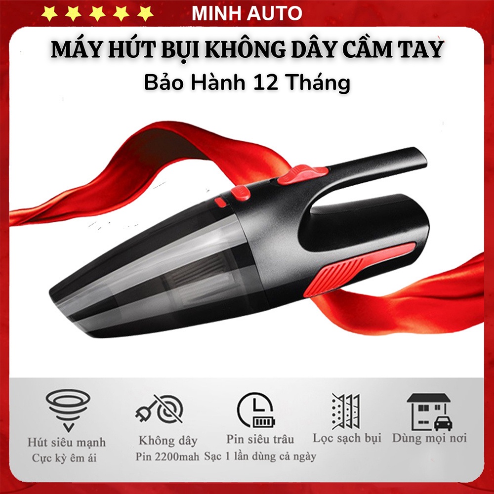 Máy Hút Bụi Cầm Tay Mini Không Dây Cao Cấp