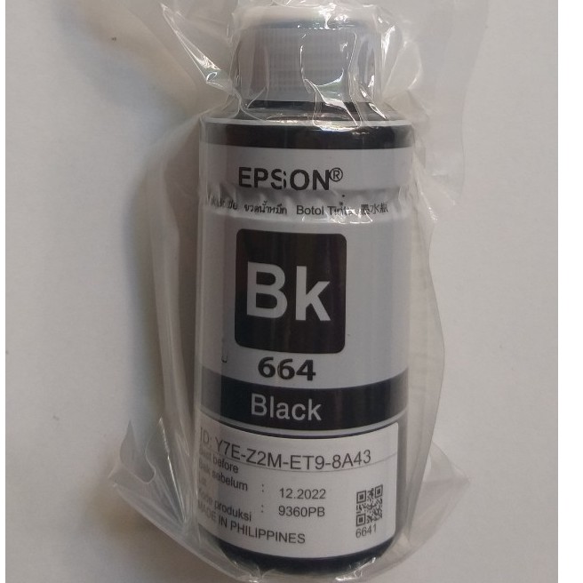 ☘️ Mực in E.p,son T664 L300 / L310 / L350 / L360 / L1300 / L100 / L120 / L200 / L210 / L565 Màu Đen