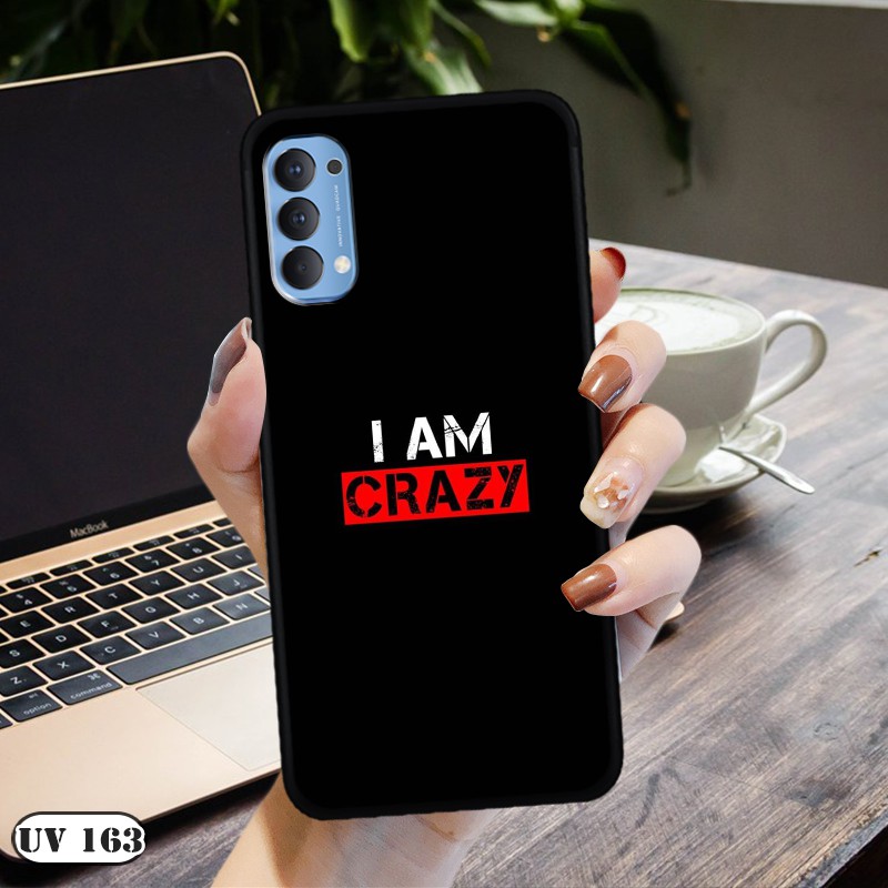 Ốp lưng nhám Oppo Reno 4 - in hình