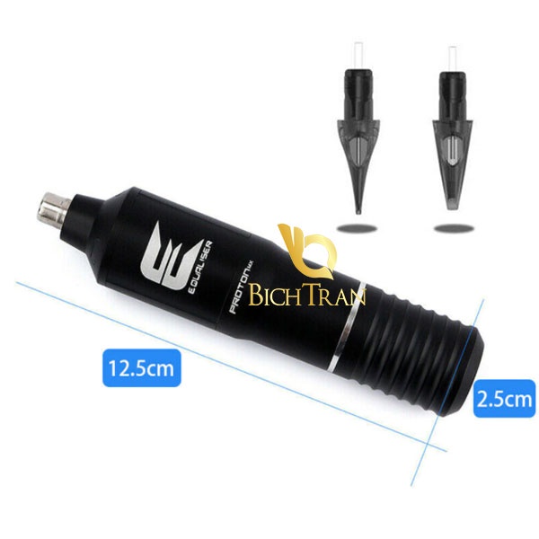 Máy pen phun xăm  Pro tattoo mini xăm môi  xăm hình  - máy pen xăm hình ( Máy đã bao gồm nguồn Led xịn)