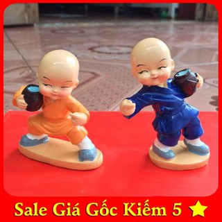 Bộ tượng 4 chú tiếu múa túy quyền