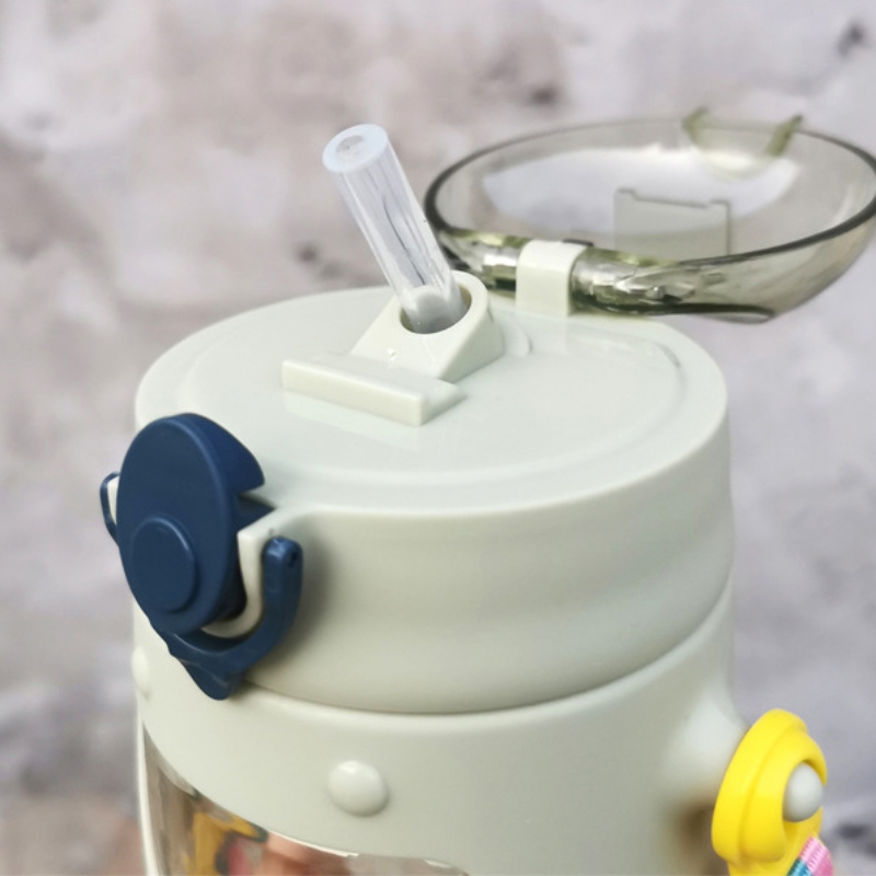 Bình Nước In Họa Tiết Chữ Dễ Thương Cho Bé