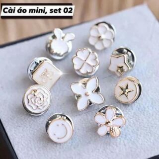 10 sét cài áo 10 chiếc